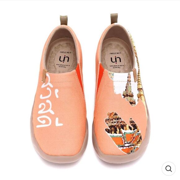 UIN Women's Canvas Slip-On Ladies Travel Shoes (Chang Thai Toledo) - Picture 1 of 6